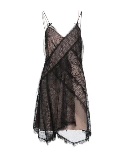 Alberta Ferretti Woman Mini Dress Black Size 6 Polyester, Polyamide, Viscose