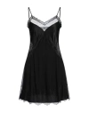 Alberta Ferretti Woman Mini Dress Black Size 6 Silk, Polyamide In Black