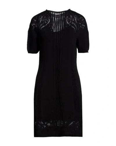 Alberta Ferretti Woman Mini Dress Black Size 8 Cotton