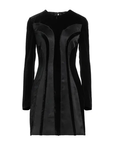 Alberta Ferretti Woman Mini Dress Black Size 8 Viscose, Silk, Acetate