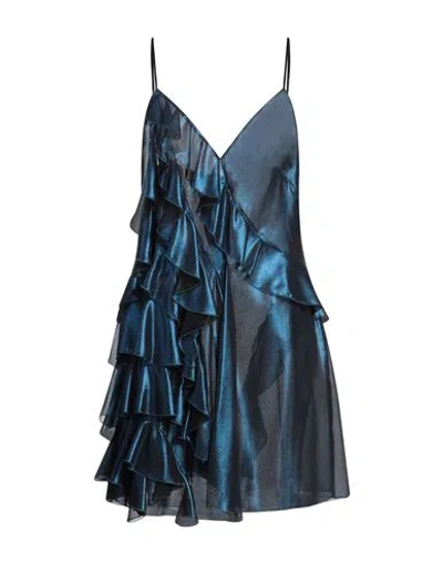 Alberta Ferretti Woman Mini Dress Blue Size 8 Polyester
