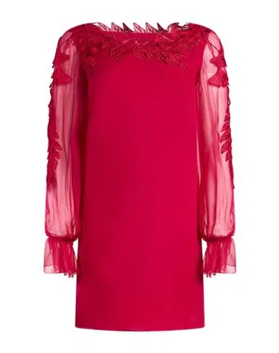 Alberta Ferretti Woman Mini Dress Magenta Size 2 Silk