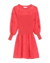 Alberta Ferretti Short Dresses In Red
