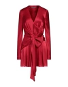 Alberta Ferretti Knot Detail V In Red