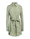 Alberta Ferretti Woman Mini Dress Sage Green Size 6 Polyester, Silk In Sage Green