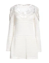 Alberta Ferretti Woman Short Dress White Size 4 Polyester