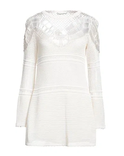 Alberta Ferretti Woman Short Dress White Size 4 Polyester