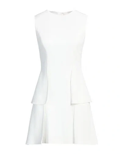 Alberta Ferretti Woman Mini Dress White Size 6 Viscose, Elastane