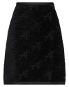Alberta Ferretti Woman Mini Skirt Black Size 4 Viscose, Wool, Silk In Black