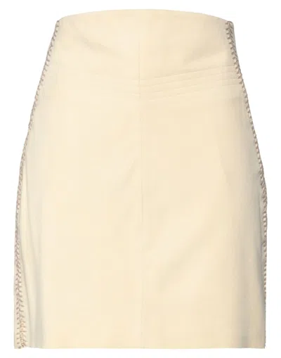 Alberta Ferretti Mini Skirts In White
