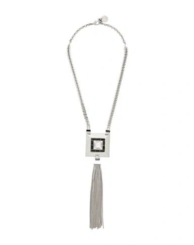 Alberta Ferretti Woman Necklace Silver Size - Metal