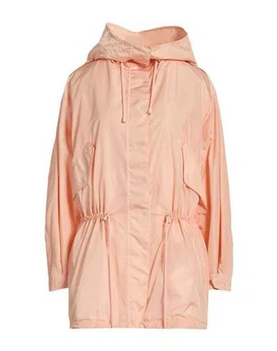 Alberta Ferretti Woman Overcoat & Trench Coat Apricot Size 4 Polyamide In Pink