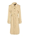 Alberta Ferretti Woman Overcoat & Trench Coat Beige Size 12 Polyester In Yellow