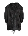 Alberta Ferretti Woman Overcoat & Trench Coat Black Size 10 Silk In Black