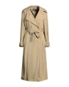 Alberta Ferretti Woman Overcoat & Trench Coat Camel Size 6 Viscose, Elastane In Neutral