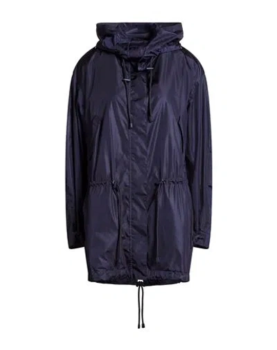 Alberta Ferretti Woman Overcoat & Trench Coat Navy Size 4 Polyamide In Blue