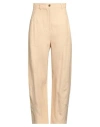 Alberta Ferretti Woman Pants Beige Size 8 Viscose, Linen