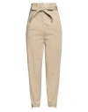 Alberta Ferretti Woman Pants Beige Size 4 Cotton, Elastane In Beige
