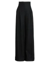 Alberta Ferretti Woman Pants Black Size 4 Virgin Wool, Elastane
