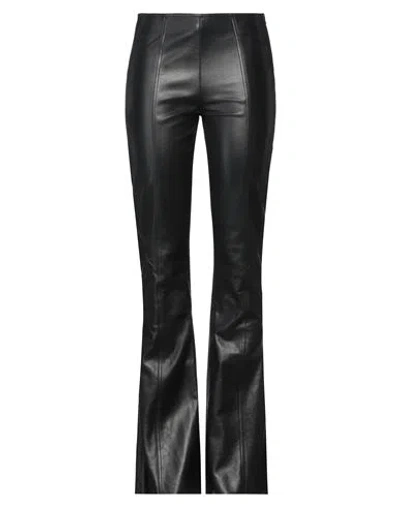 Alberta Ferretti Woman Pants Black Size 6 Sheepskin