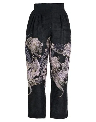Alberta Ferretti Woman Pants Black Size 6 Silk, Polyamide