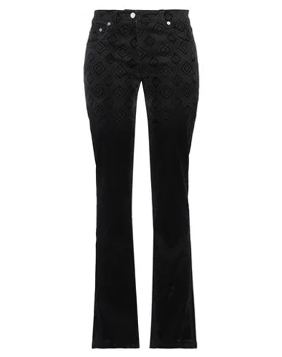 Alberta Ferretti Woman Pants Black Size 8 Cotton, Polyester, Viscose, Elastane