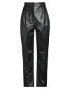Alberta Ferretti Woman Pants Black Size 8 Leather