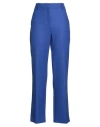 Alberta Ferretti Woman Pants Blue Size 10 Virgin Wool, Elastane