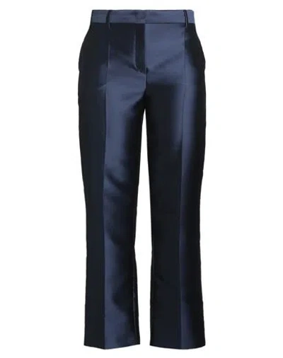 Alberta Ferretti Woman Pants Blue Size 10 Viscose, Linen, Elastane