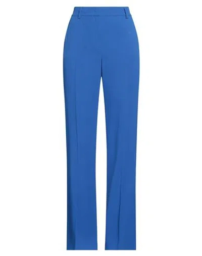 Alberta Ferretti Woman Pants Blue Size 4 Acetate, Viscose
