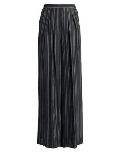 Alberta Ferretti Woman Pants Charcoal Size 8 Viscose, Acetate