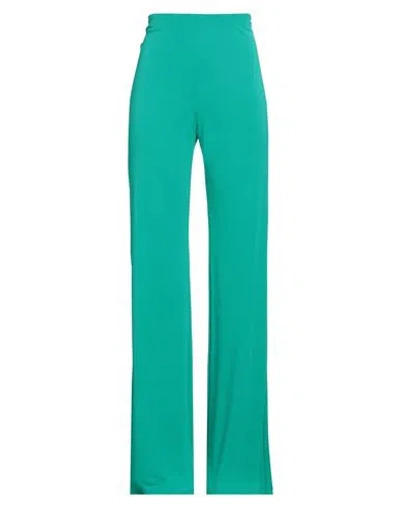 Alberta Ferretti Woman Pants Emerald Green Size 6 Viscose