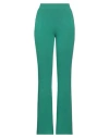 Alberta Ferretti Woman Pants Green Size 8 Virgin Wool, Cashmere, Polyamide, Elastane