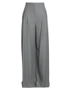 Alberta Ferretti Woman Pants Grey Size 6 Virgin Wool, Elastane