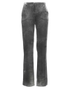 Alberta Ferretti Woman Pants Grey Size 8 Viscose, Silk In Grey
