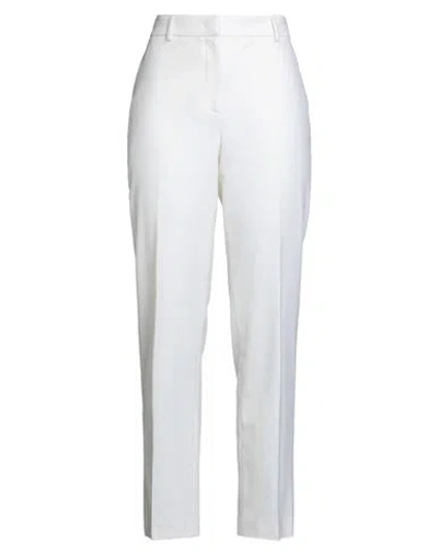 Alberta Ferretti Woman Pants Ivory Size 6 Virgin Wool, Polyamide, Cashmere In White