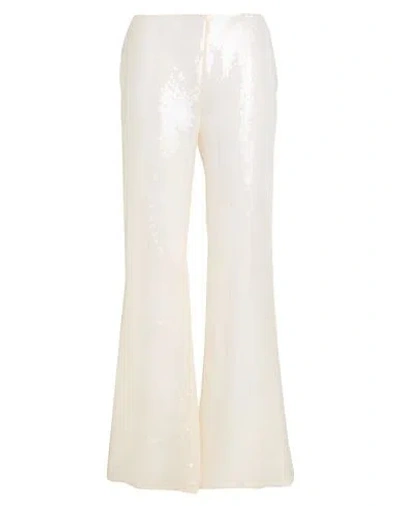 Alberta Ferretti Woman Pants Ivory Size 8 Polyester In White