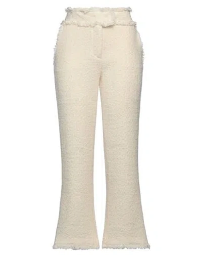 Alberta Ferretti Trousers Cream