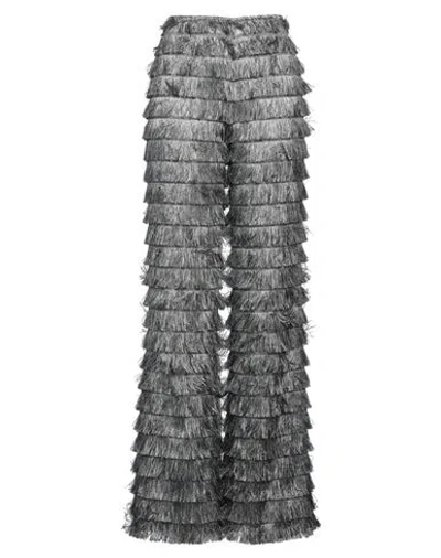 Alberta Ferretti Woman Pants Lead Size 4 Polyester In Grey