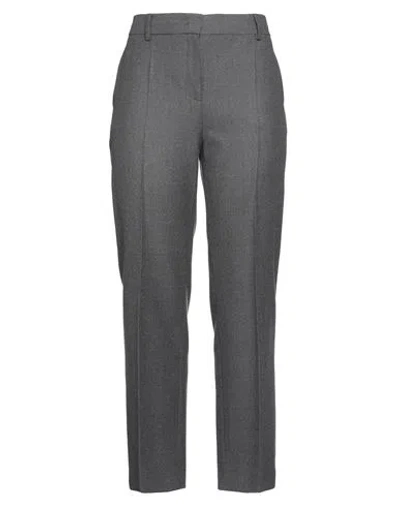 Alberta Ferretti Woman Pants Lead Size 8 Virgin Wool, Elastane In Grey