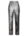 Alberta Ferretti Woman Pants Light Grey Size 10 Polyester, Polyamide In Gray