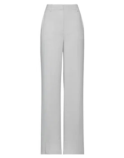 Alberta Ferretti Organzed Muslin Trousers In Blanco