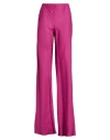 Alberta Ferretti Woman Pants Mauve Size 6 Linen, Viscose, Elastane In Purple