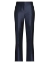 Alberta Ferretti Satin Trousers In Blue