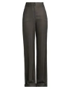 Alberta Ferretti Woman Pants Military Green Size 8 Viscose In Gray