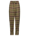 Alberta Ferretti Woman Pants Mustard Size 6 Wool, Polyamide, Textile Fibers In Yellow