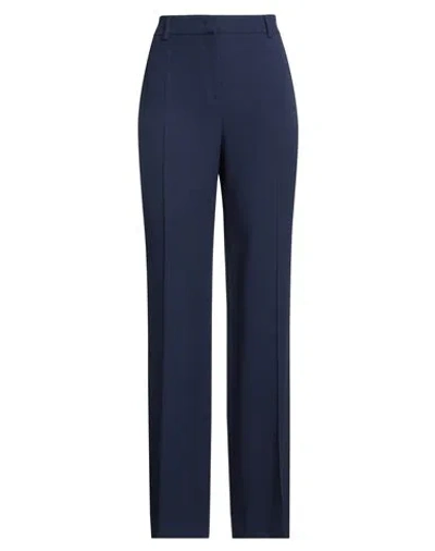 Alberta Ferretti Woman Pants Navy Size 8 Acetate, Viscose In Blue