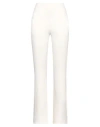 Alberta Ferretti Woman Pants Off White Size 4 Virgin Wool, Cashmere, Polyamide, Elastane