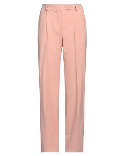 Alberta Ferretti Woman Pants Pink Size 6 Polyester, Virgin Wool, Elastane