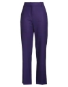 Alberta Ferretti Woman Pants Purple Size 8 Virgin Wool, Elastane